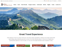 Tablet Screenshot of chinaadventureltd.com